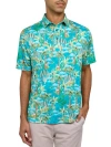 Construct Con.struct Tropical Birds Print Performance Golf Polo In Multi