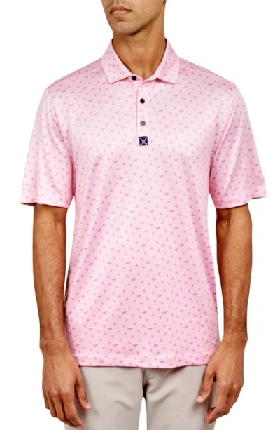 Construct Watermelon Golf Polo Shirt In Pink ModeSens