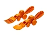 Constructive Eating Set Of 2 Tractor Utensils For Kids And Toddlers, 1 Pack