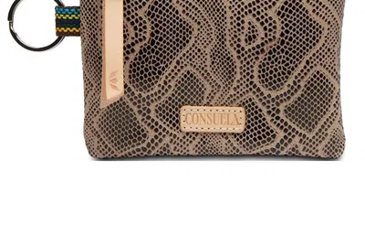 Consuela Dizzy Pouch In Snake In Multi