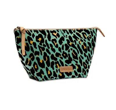 Consuela Women's Laguna Large Tool Kit Cosmetic Bag In Green In Orange