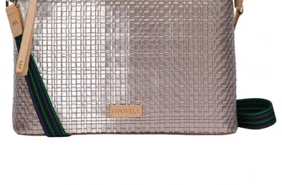 Consuela Women's Lex Downtown Crossbody Bag In Pewter In Silver