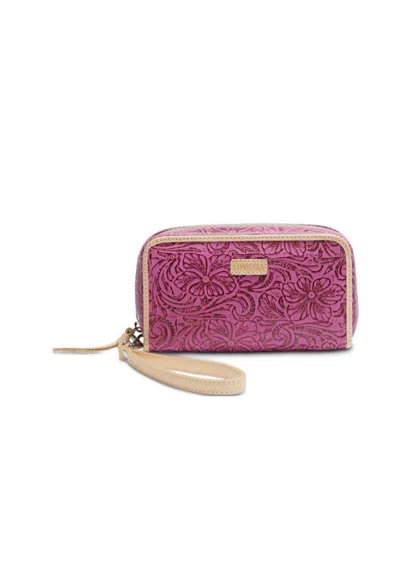 Consuela Women's Mena Wristlet Wallet In Fuchsia