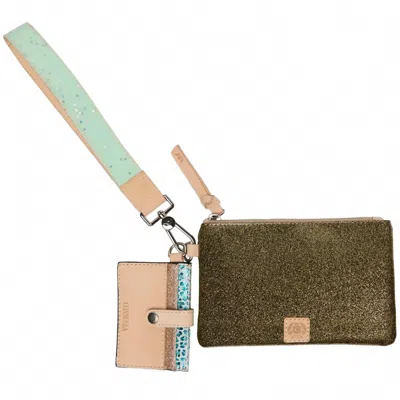 Consuela Women's Oly Wristlet In Olive Green