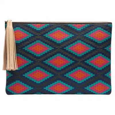 Consuela Women's Rowan Zip Pouch In Blue Multi