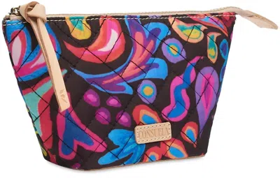 Consuela Women's Sam Medium Tool Kit Cosmetic Bag In Black/multi