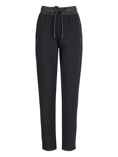 Conte Of Florence Drawstring-waist Trousers In Black