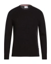 Conte Of Florence Man Sweater Black Size Xxl Wool, Acrylic In Black