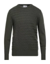 Conte Of Florence Man Sweater Dark Green Size Xl Polyamide, Viscose, Wool, Cashmere
