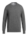 Conte Of Florence Man Sweater Grey Size Xl Merino Wool In Gray