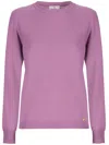 Conte Of Florence Revelstoke Crew Neck In Purple