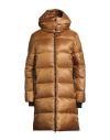 Conte Of Florence Woman Puffer Mustard Size Xxl Polyamide In Brown