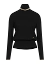 Conte Of Florence Woman Turtleneck Black Size M Polyamide, Viscose, Wool, Cashmere