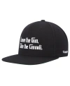 CONTENDERS CLOTHING MEN'S AND WOMEN'S CONTENDERS CLOTHING BLACK THE GODFATHER LEAVE THE GUN, TAKE THE CANNOLI SNAPBACK H