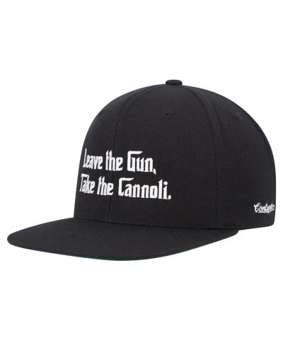Contenders Clothing Men's And Women's  Black The Godfather Leave The Gun, Take The Cannoli Snapback H