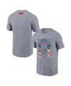 Contenders Clothing Men's And Women's Gray Rocky Super Fight Poster T-shirt In Gray