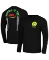 Contenders Clothing Men's  Black Muhammad Ali Kinshasa Stamp Long Sleeve T-shirt In Black