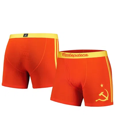 Contenders Clothing Men's  Red Rocky Ivan Drago Boxer Briefs