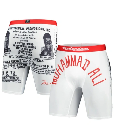 Contenders Clothing Men's  White Muhammad Ali 1965 Robe Boxer Briefs