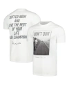 CONTENDERS CLOTHING MEN'S CONTENDERS CLOTHING WHITE MUHAMMAD ALI DON'T QUIT T-SHIRT