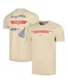 Contenders Clothing Men's Cream Top Vintage-like Jets T-shirt In Cream