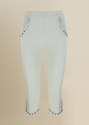 Contessa Mills Benjamin Soft Stretch Cropped Capri Pant In White