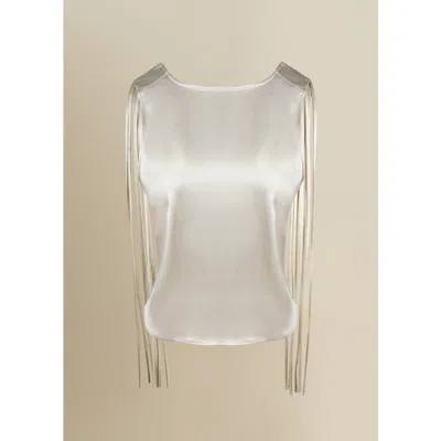 Contessa Mills Mane Shiny Triacetate Top In Multi