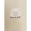 Contessa Mills Seraphim Satin Stretch-fit Knickers In Neutral