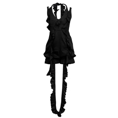 Contessa Mills Women's Holland Romper In Black