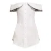 Contessa Mills Women's White Peter Dress In White