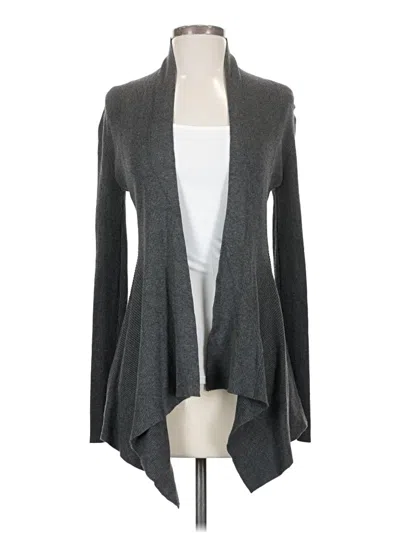 Pre-owned Context Cardigan Sweater In Gray
