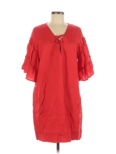 Pre-owned Context Casual Dress In Red