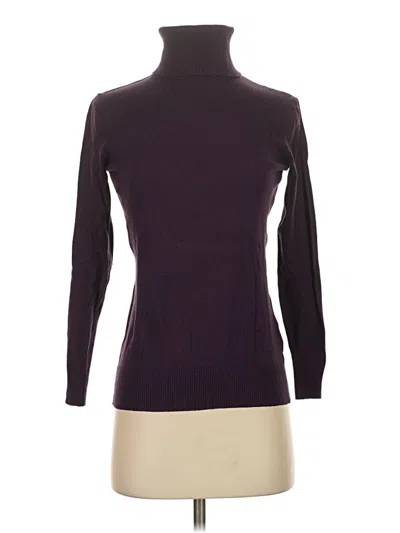 Pre-owned Context Turtleneck Sweater In Purple