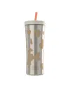 Contigo Ally Love Streeterville Shake Go Tumbler, 20 Oz. In Oatmilk Cowprint
