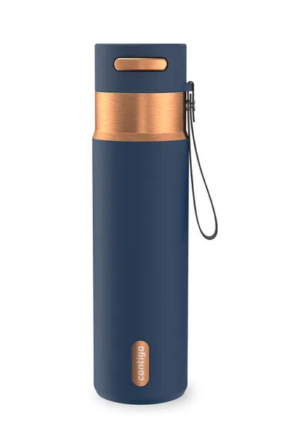 Contigo Autoseal 24 oz Leakproof Bottle With Carrying Strap In Blue