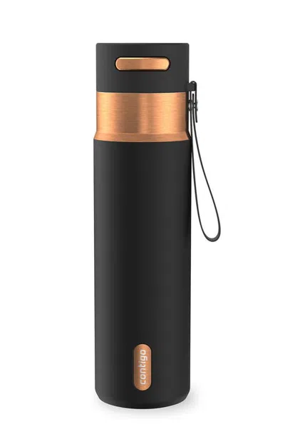 Contigo Autoseal 24 oz Leakproof Bottle With Carrying Strap In Black