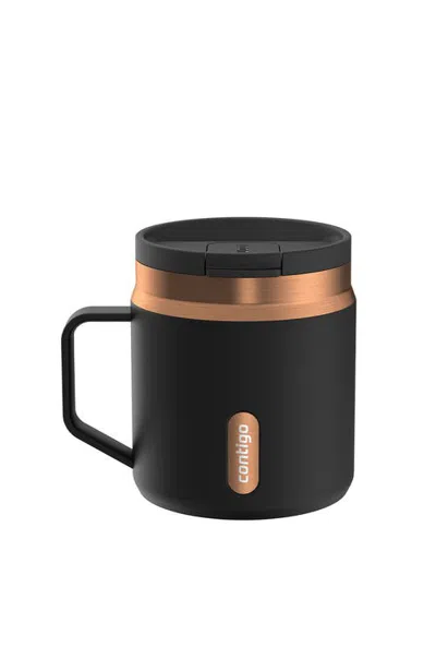 Contigo Snapseal 14 oz Leakproof Stainless Steel Mug In Black