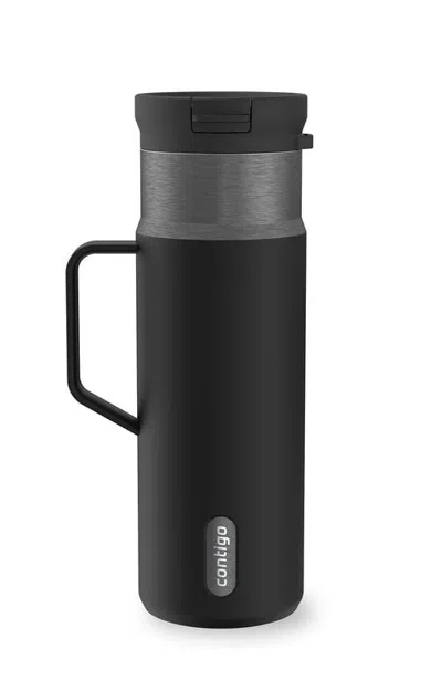 Contigo Snapseal 20 oz Stainless Steel Bottle With Side Handle In Black