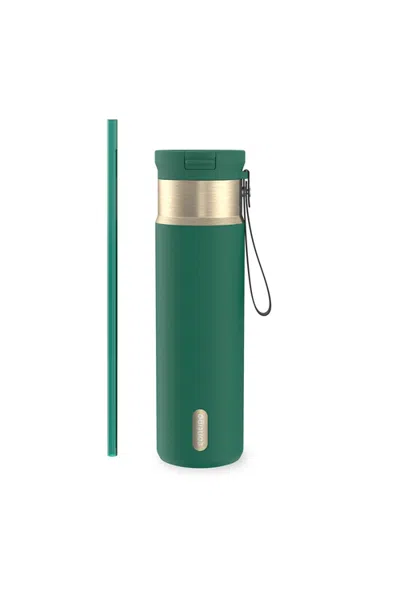 Contigo Snapseal 24 oz Leakproof Stainless Steel Bottle With Carrying Strap And Reusable Straw In Green