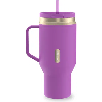 Contigo Snapseal 30 oz Leakproof Travel Tumbler With Handle And Reusable Straw In Purple