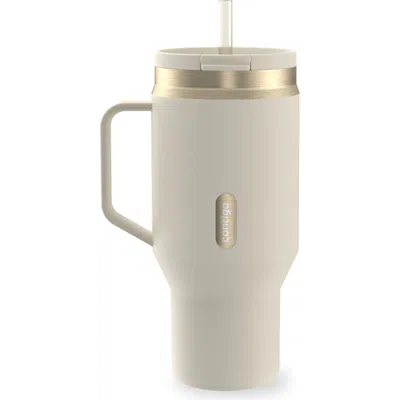Contigo Snapseal 30 oz Leakproof Travel Tumbler With Handle And Reusable Straw In Gray