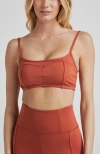 Contour Bralette In Baked Clay