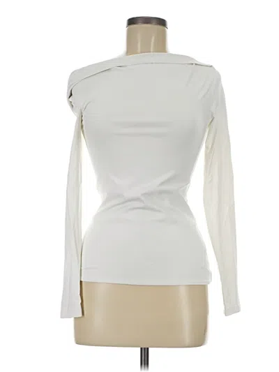 Pre-owned Contour Long Sleeve Turtleneck In White