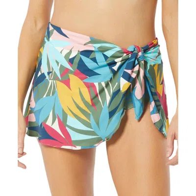 Contours By Coco Reef Womens Printed Sarong Swim Bottom Separates In Multi