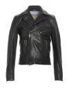 Contrastway Man Jacket Black Size L Leather In Black