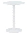 Convenience Concepts 17.75" Classic Accents Venetian Islands Spindle Table In White