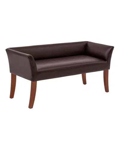 Convenience Concepts 19.5" Designs4comfort Ella Entryway Window Accent Seating Bench
