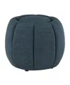 Convenience Concepts 20" Designs4comfort Daisy Storage Ottoman With Reversible Tray Lid