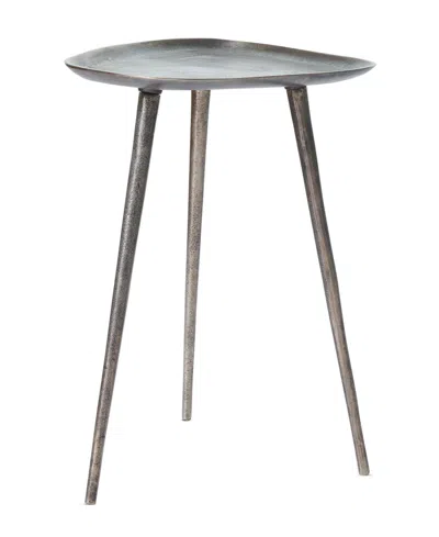Convenience Concepts 20.5" Bali Metal Tall End Table In Silver