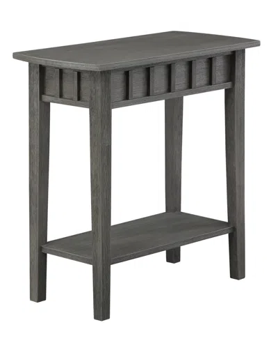 Convenience Concepts 24" Dennis Rubberwood End Table